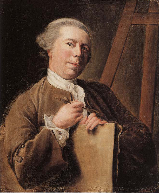 Self-Portrait with Easel